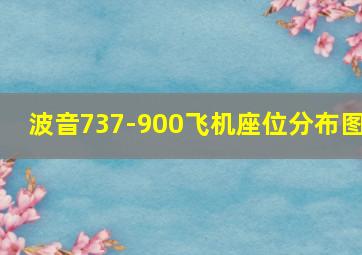 波音737-900飞机座位分布图