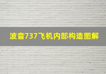 波音737飞机内部构造图解