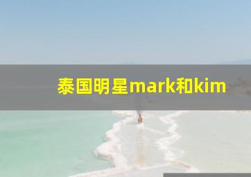 泰国明星mark和kim