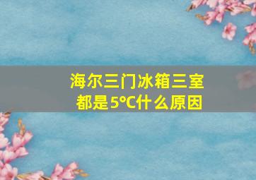 海尔三门冰箱三室都是5℃什么原因