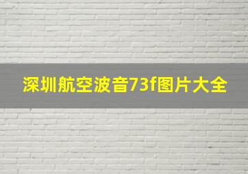 深圳航空波音73f图片大全