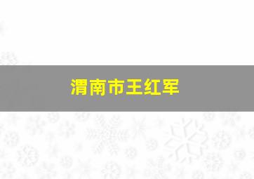 渭南市王红军