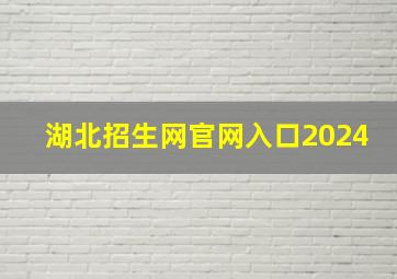 湖北招生网官网入口2024