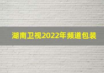 湖南卫视2022年频道包装