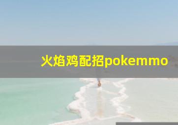 火焰鸡配招pokemmo