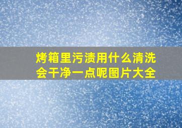 烤箱里污渍用什么清洗会干净一点呢图片大全