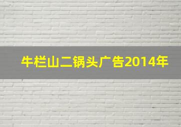 牛栏山二锅头广告2014年