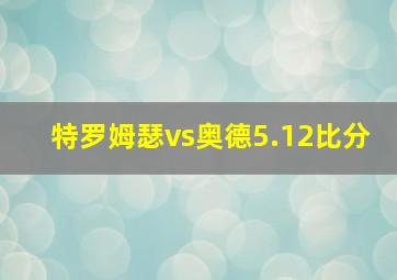 特罗姆瑟vs奥德5.12比分