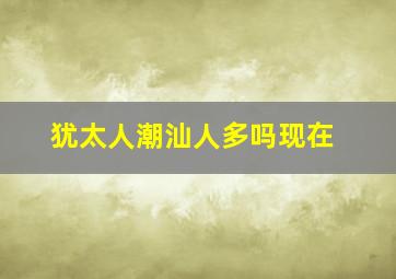 犹太人潮汕人多吗现在