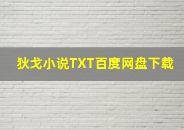 狄戈小说TXT百度网盘下载