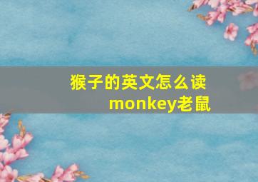 猴子的英文怎么读monkey老鼠