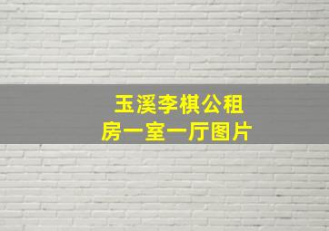 玉溪李棋公租房一室一厅图片