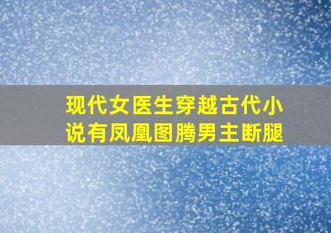 现代女医生穿越古代小说有凤凰图腾男主断腿