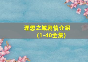 理想之城剧情介绍(1-40全集)