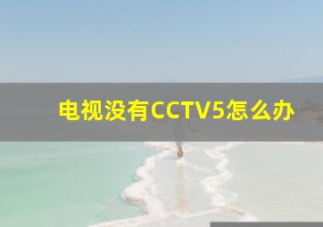 电视没有CCTV5怎么办