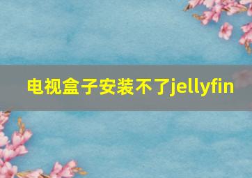 电视盒子安装不了jellyfin