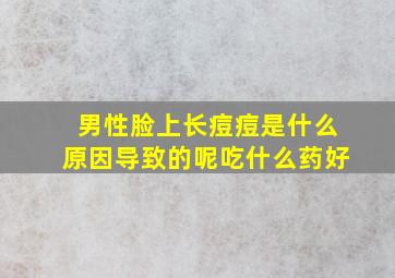 男性脸上长痘痘是什么原因导致的呢吃什么药好