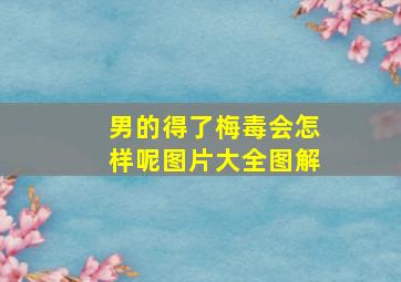 男的得了梅毒会怎样呢图片大全图解