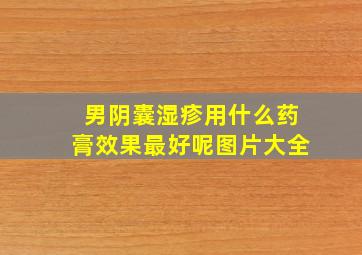 男阴囊湿疹用什么药膏效果最好呢图片大全