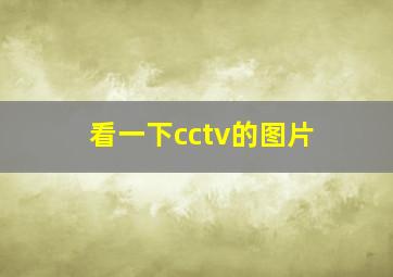 看一下cctv的图片