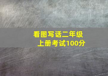 看图写话二年级上册考试100分