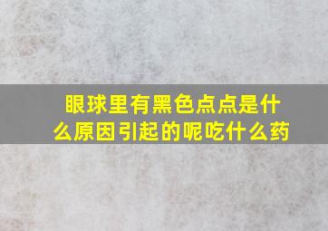 眼球里有黑色点点是什么原因引起的呢吃什么药