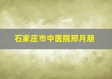 石家庄市中医院邢月朋