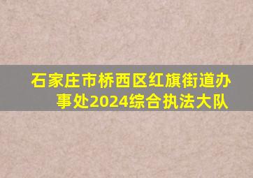 石家庄市桥西区红旗街道办事处2024综合执法大队