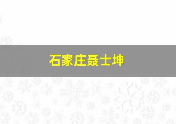 石家庄聂士坤