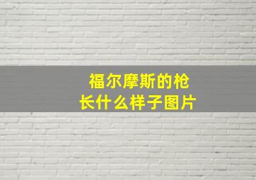 福尔摩斯的枪长什么样子图片