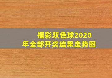 福彩双色球2020年全部开奖结果走势图