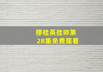 穆桂英挂帅第28集免费观看