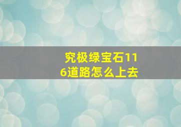 究极绿宝石116道路怎么上去