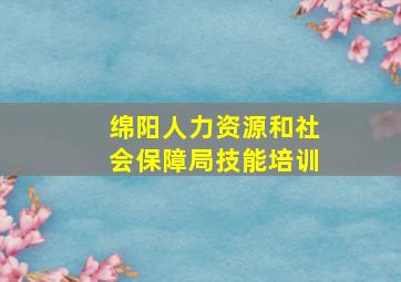 绵阳人力资源和社会保障局技能培训