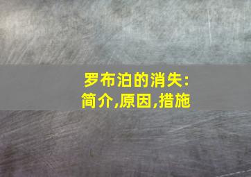 罗布泊的消失:简介,原因,措施