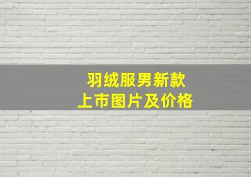 羽绒服男新款上市图片及价格