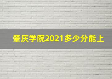 肇庆学院2021多少分能上