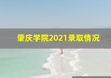 肇庆学院2021录取情况