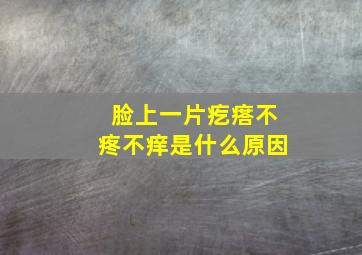 脸上一片疙瘩不疼不痒是什么原因