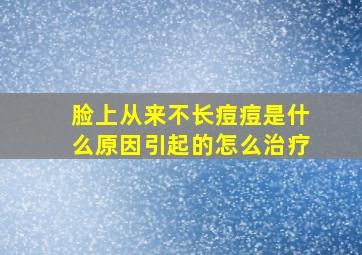 脸上从来不长痘痘是什么原因引起的怎么治疗