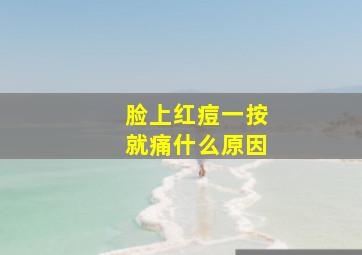 脸上红痘一按就痛什么原因