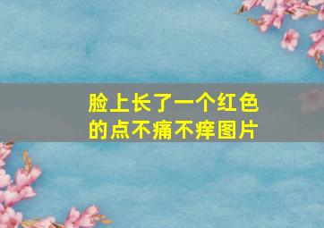 脸上长了一个红色的点不痛不痒图片