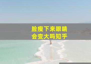 脸瘦下来眼睛会变大吗知乎