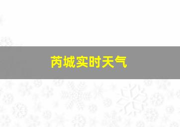 芮城实时天气