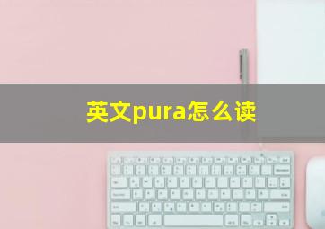 英文pura怎么读