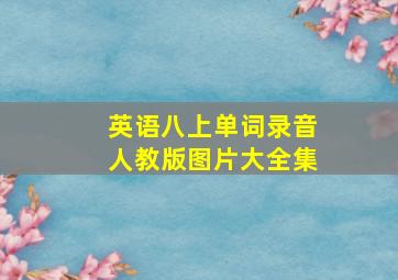 英语八上单词录音人教版图片大全集