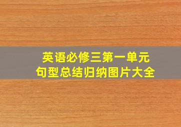 英语必修三第一单元句型总结归纳图片大全