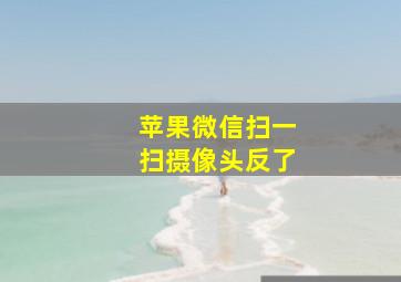 苹果微信扫一扫摄像头反了