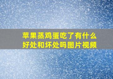 苹果蒸鸡蛋吃了有什么好处和坏处吗图片视频