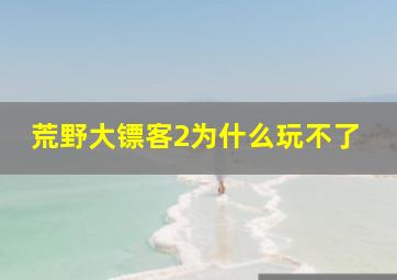 荒野大镖客2为什么玩不了